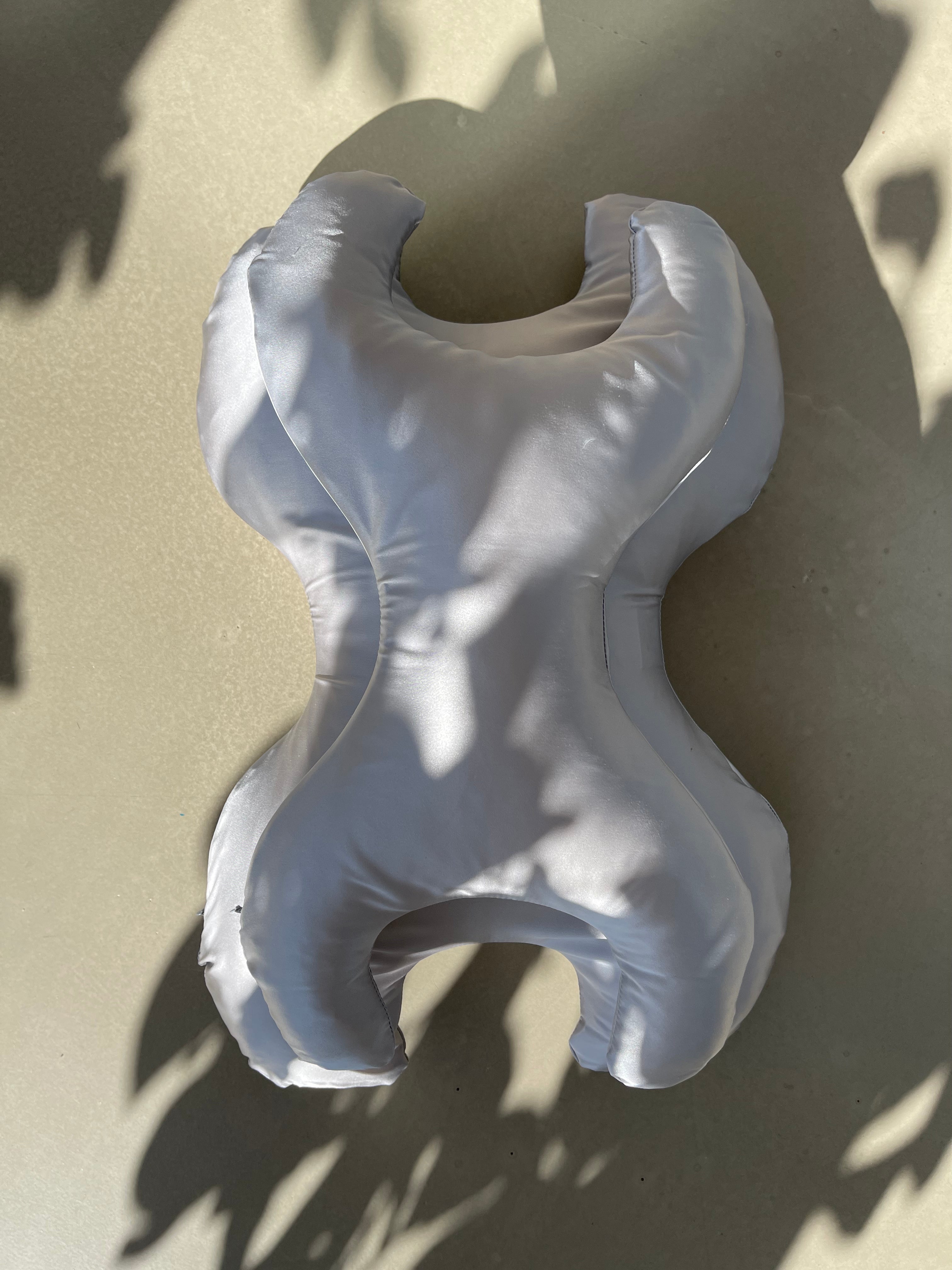 La Petite silke pudebetræk - sølv